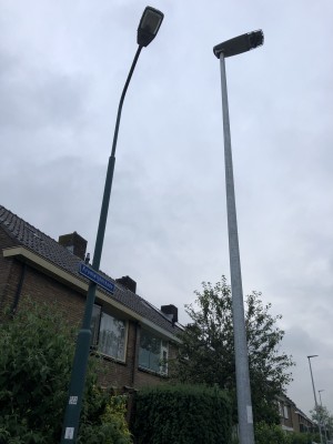lantaarnpalen oud en nieuw